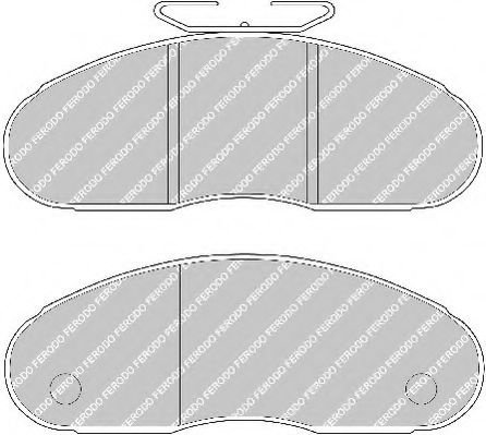 Set placute frana,frana disc RENAULT TRAFIC I platou / sasiu (PXX) (1989 - 2001) FERODO FVR791 piesa...