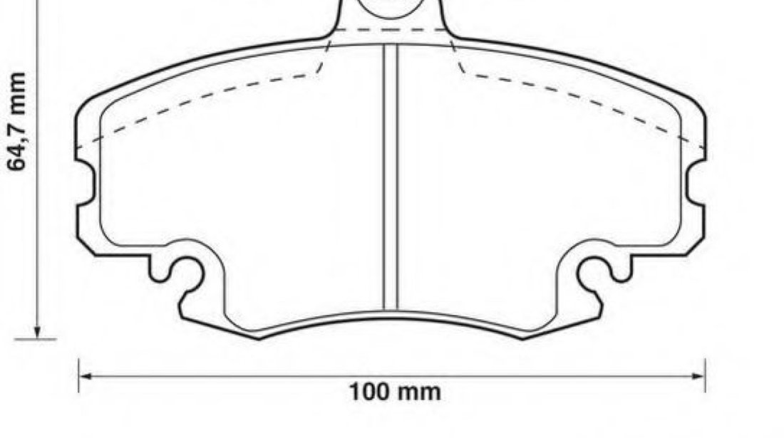 Set placute frana,frana disc RENAULT TWINGO II (CN0) (2007 - 2014) JURID 571526D piesa NOUA