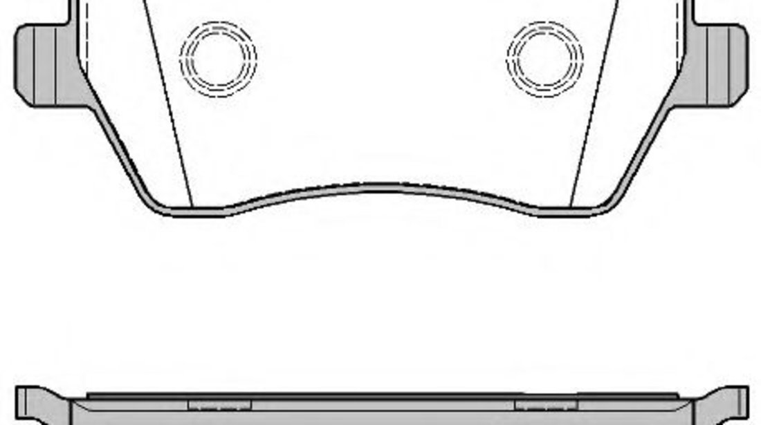 Set placute frana,frana disc RENAULT TWINGO II (CN0) (2007 - 2014) REMSA 0987.00 piesa NOUA