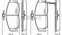 Set placute frana,frana disc ROVER 25 (RF) (1999 -...