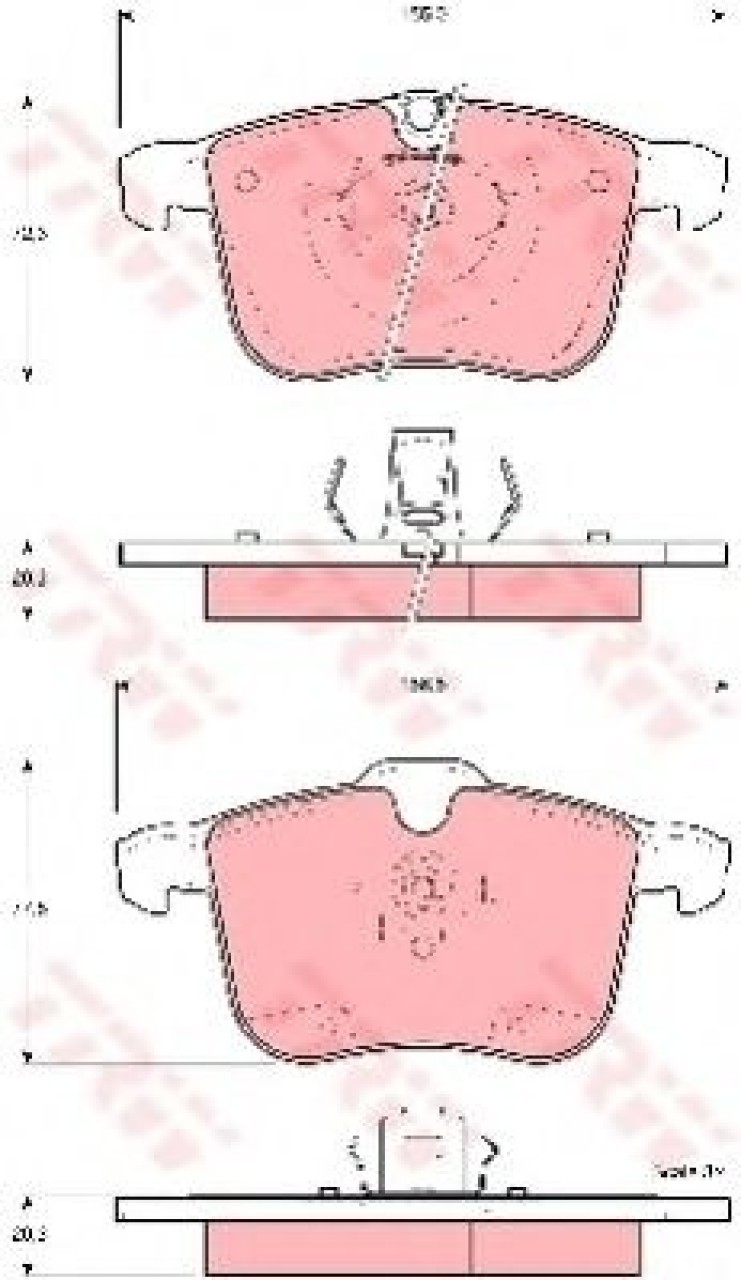 Set placute frana,frana disc SAAB 9-3 (YS3F) (2002 - 2016) TRW GDB1567 piesa NOUA