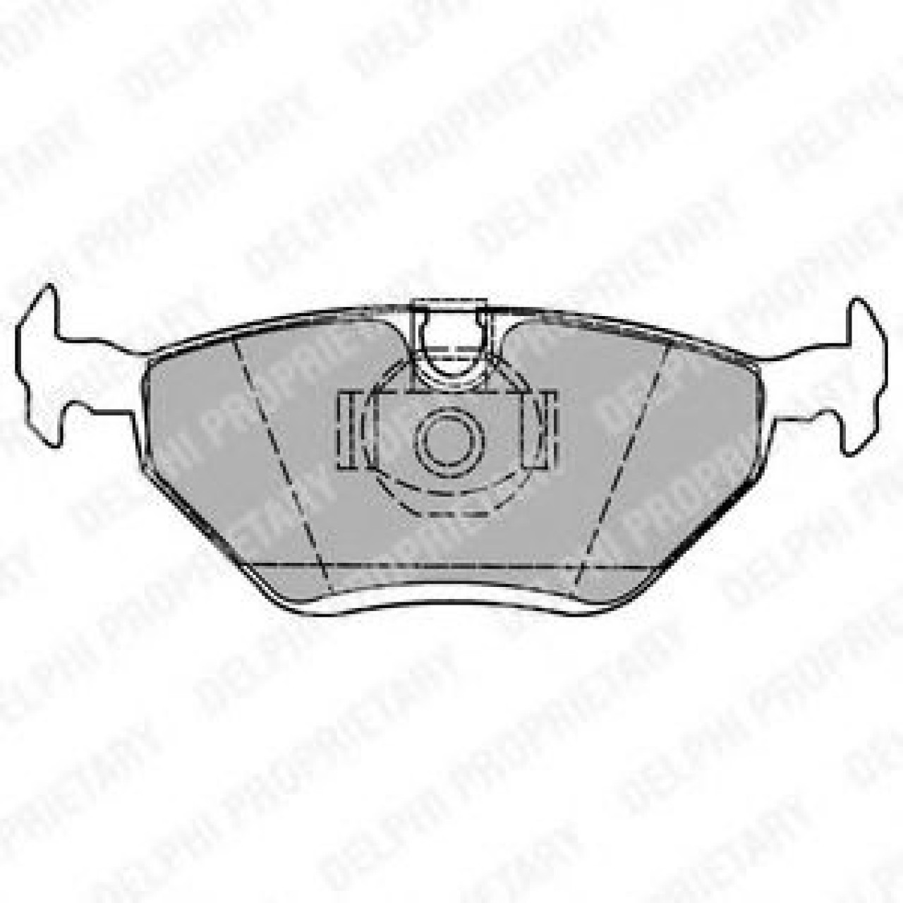 Set placute frana,frana disc SAAB 9-5 Combi (YS3E) (1998 - 2009) DELPHI LP1423 piesa NOUA