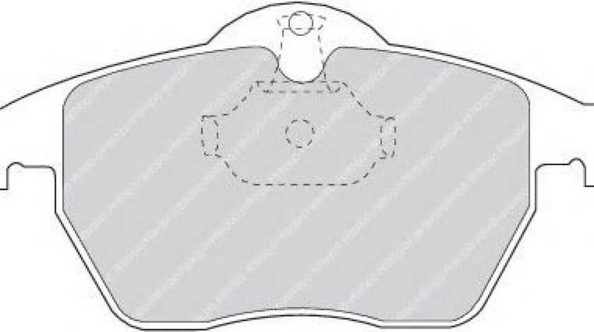 Set placute frana,frana disc SAAB 9-5 Combi (YS3E) (1998 - 2009) FERODO FDB1068 piesa NOUA