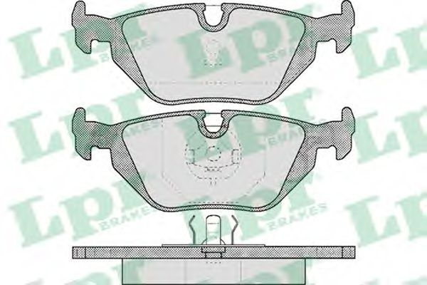 Set placute frana,frana disc SAAB 9-5 (YS3E) (1997 - 2009) LPR 05P463 piesa NOUA