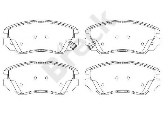 Set placute frana,frana disc SAAB 9-5 (YS3G) (2010 - 2012) Break 24415 00 701 10 piesa NOUA