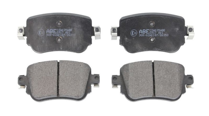 Set placute frana,frana disc SEAT ALHAMBRA (710, 711) (2010 - 2016) ABE C2W035ABE piesa NOUA