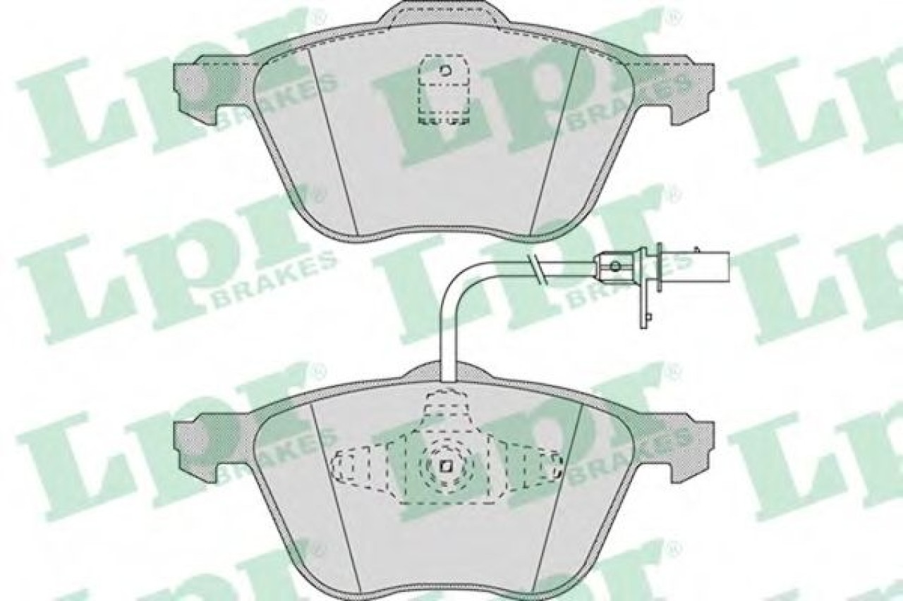 Set placute frana,frana disc SEAT ALHAMBRA (7V8, 7V9) (1996 - 2010) LPR 05P971 piesa NOUA