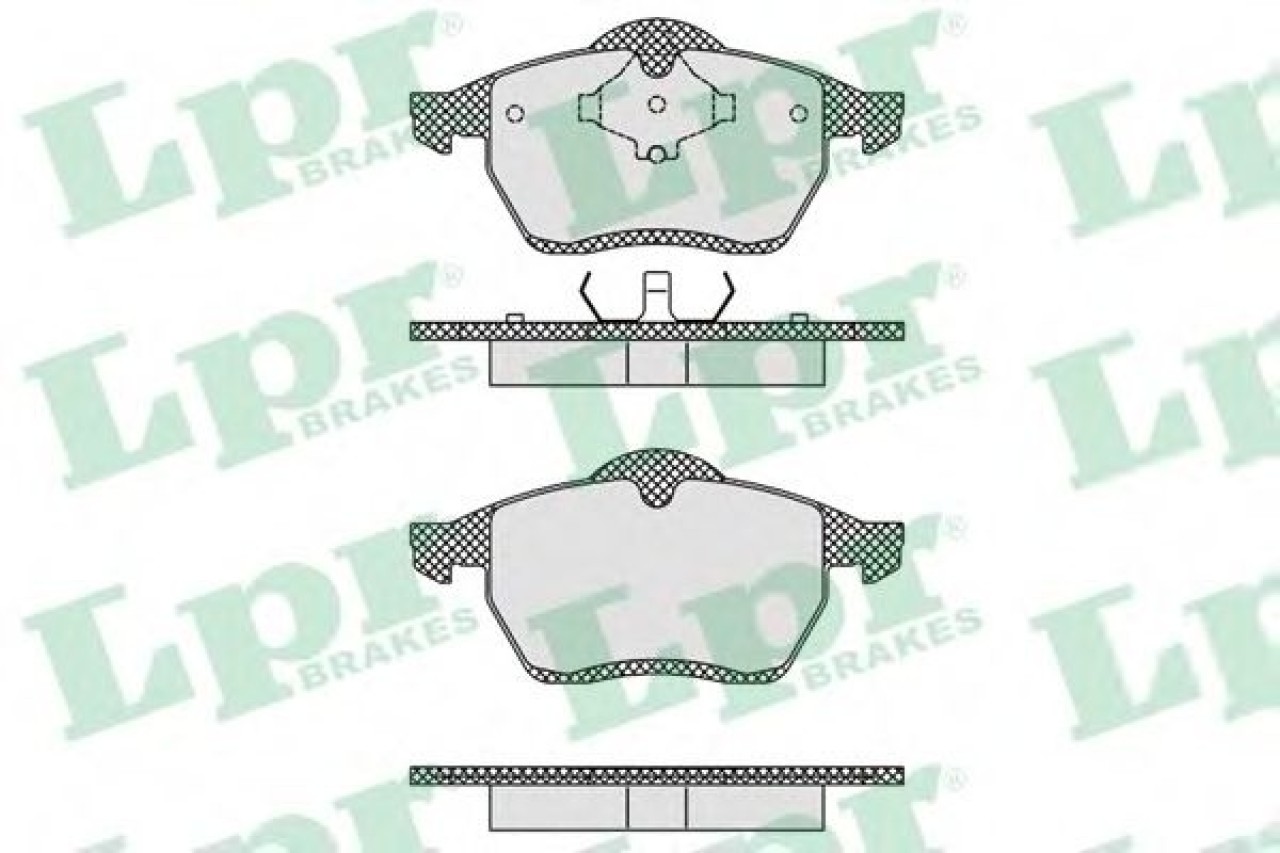 Set placute frana,frana disc SEAT ALHAMBRA (7V8, 7V9) (1996 - 2010) LPR 05P612 piesa NOUA