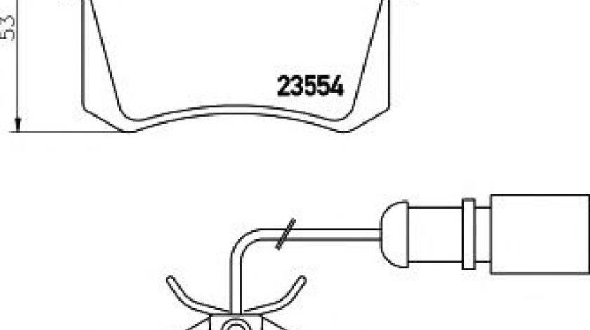 Set placute frana,frana disc SEAT ALHAMBRA (7V8, 7V9) (1996 - 2010) TEXTAR 2355403 piesa NOUA