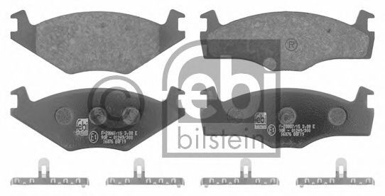 Set placute frana,frana disc SEAT CORDOBA (6K1, 6K2) (1993 - 1999) FEBI BILSTEIN 16076 piesa NOUA