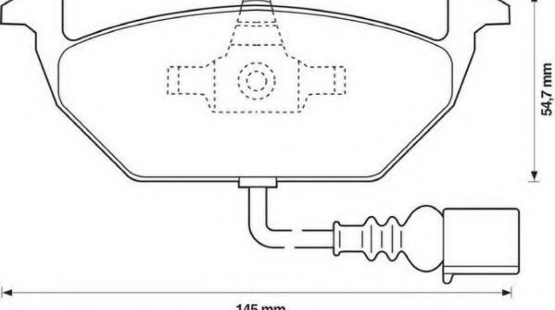 Set placute frana,frana disc SEAT CORDOBA (6L2) (2002 - 2009) JURID 571971JC piesa NOUA