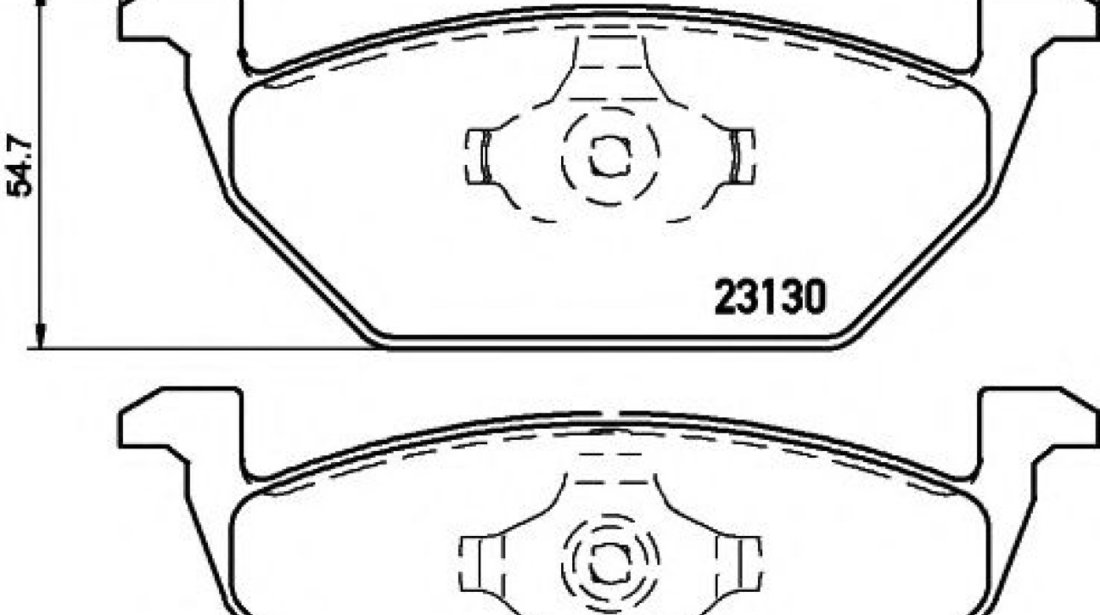 Set placute frana,frana disc SEAT CORDOBA (6L2) (2002 - 2009) TEXTAR 2313001 piesa NOUA