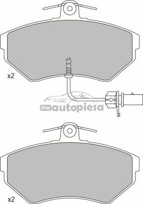 Set placute frana,frana disc SEAT EXEO (3R2) (2008 - 2016) KRIEGER 0950006362 piesa NOUA