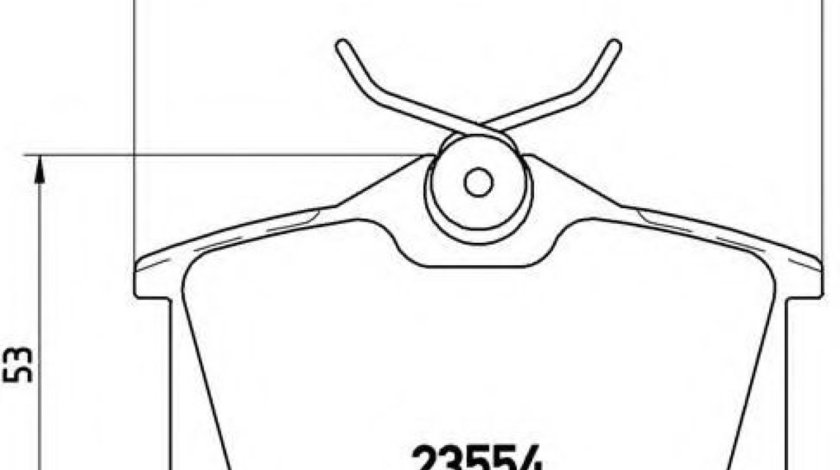 Set placute frana,frana disc SEAT EXEO (3R2) (2008 - 2016) BREMBO P 85 017 piesa NOUA