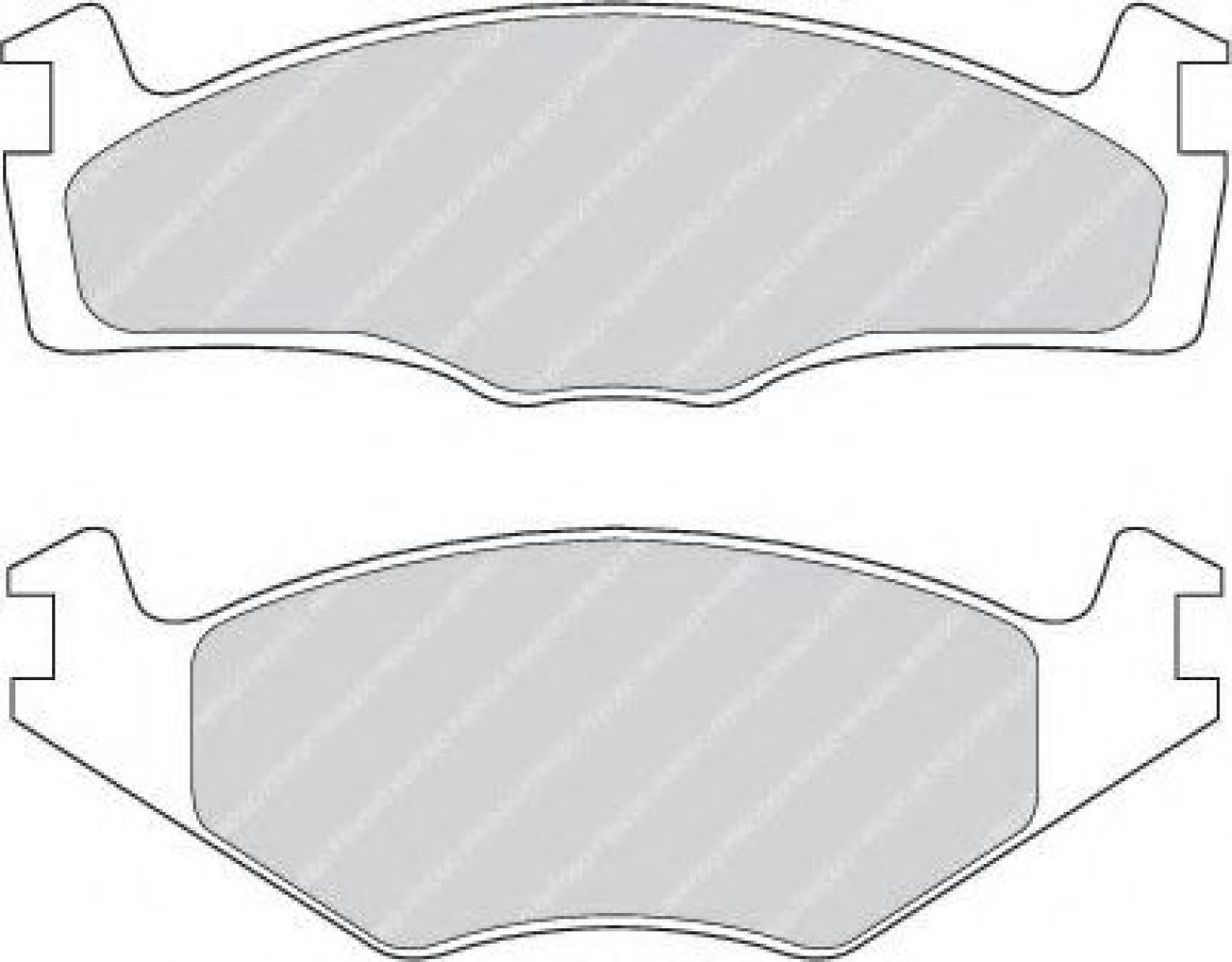 Set placute frana,frana disc SEAT IBIZA II (6K1) (1993 - 1999) FERODO FDB1072 piesa NOUA