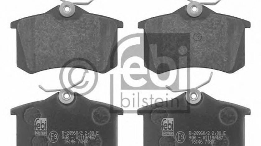 Set placute frana,frana disc SEAT IBIZA II (6K1) (1993 - 1999) FEBI BILSTEIN 16146 piesa NOUA