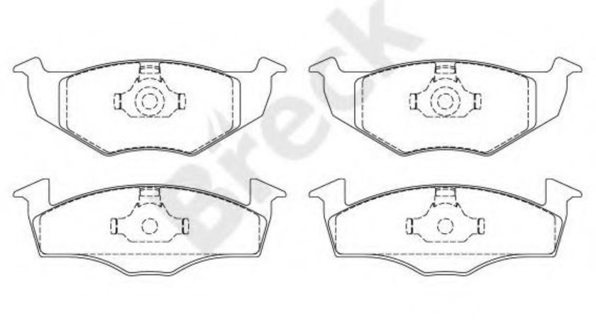 Set placute frana,frana disc SEAT IBIZA III (6K1) (1999 - 2002) Break 21866 00 702 00 piesa NOUA