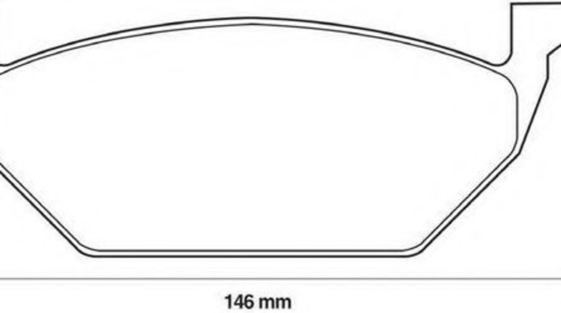 Set placute frana,frana disc SEAT IBIZA IV (6L1) (2002 - 2009) JURID 571985J piesa NOUA