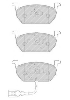 Set placute frana,frana disc SEAT LEON SC (5F5) (2013 - 2016) FERODO FDB4454 piesa NOUA