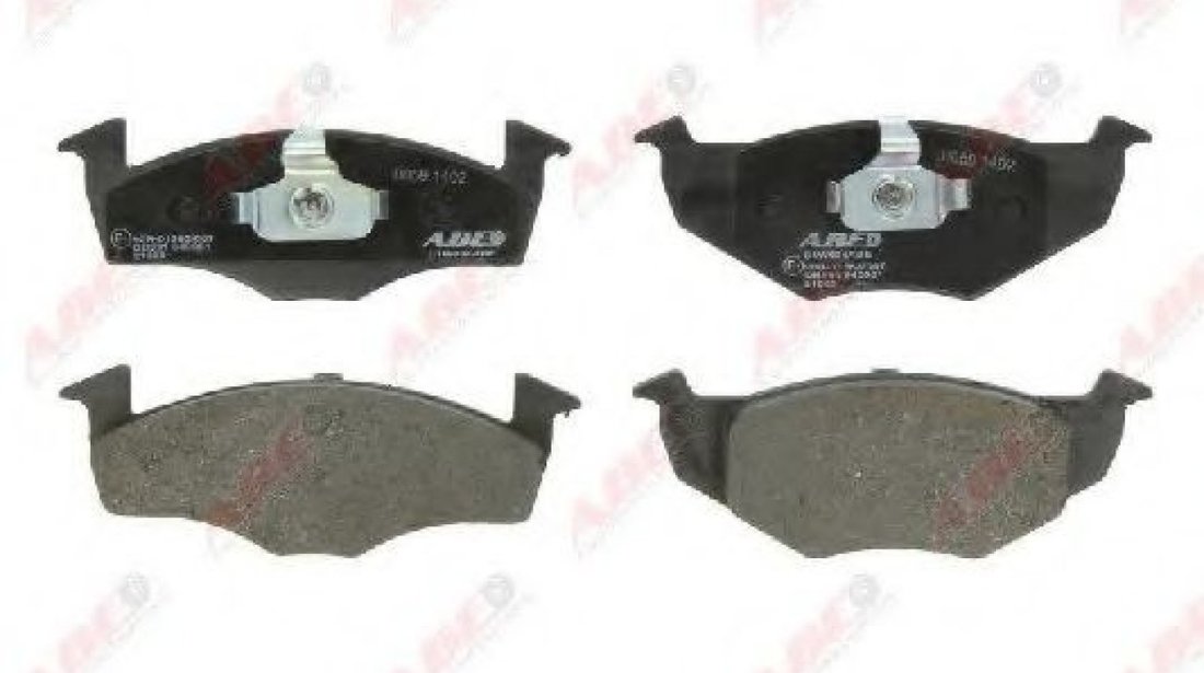 Set placute frana,frana disc SKODA FABIA I Combi (6Y5) (2000 - 2007) ABE C1W034ABE piesa NOUA