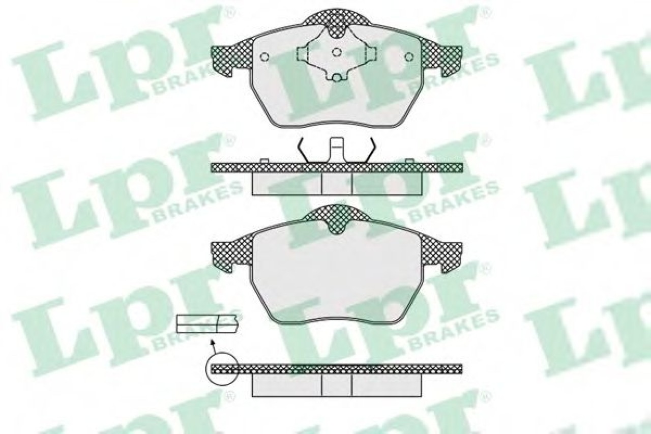 Set placute frana,frana disc SKODA OCTAVIA I (1U2) (1996 - 2010) LPR 05P639 piesa NOUA