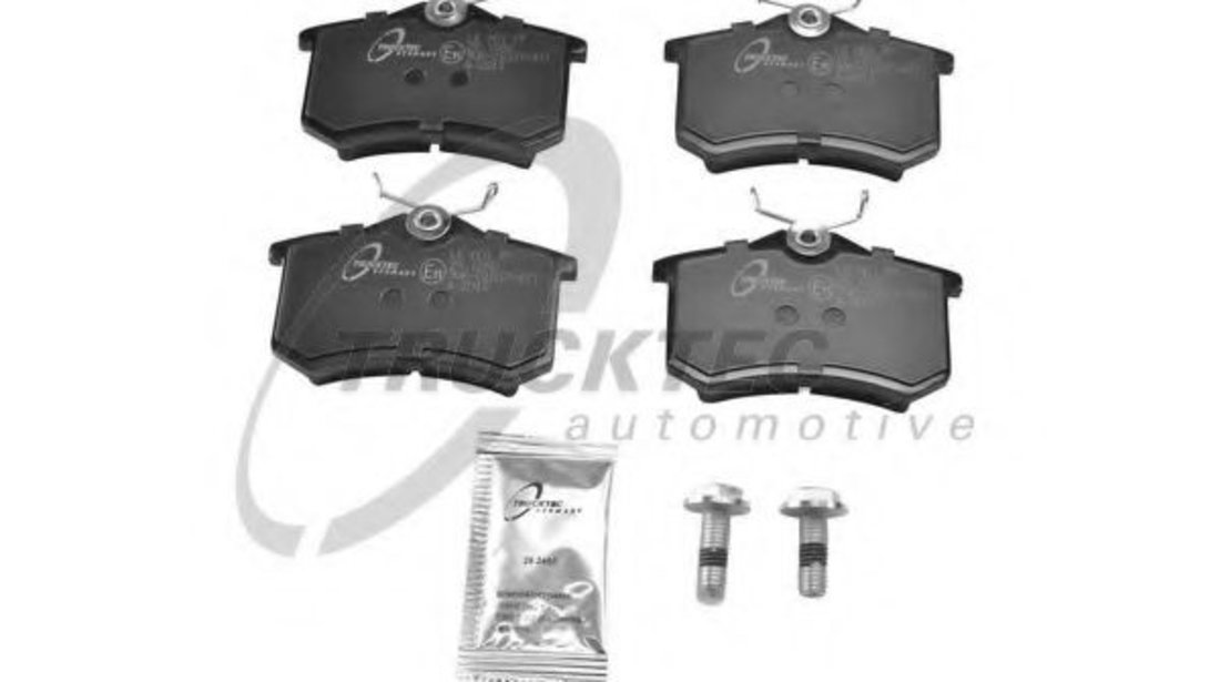 Set placute frana,frana disc SKODA OCTAVIA II (1Z3) (2004 - 2013) TRUCKTEC AUTOMOTIVE 07.35.105 piesa NOUA