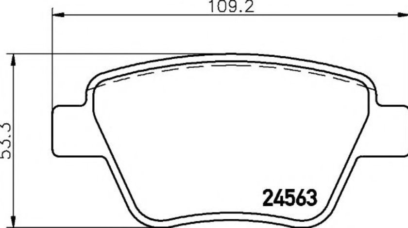 Set placute frana,frana disc SKODA OCTAVIA II Combi (1Z5) (2004 - 2013) TEXTAR 2456301 piesa NOUA