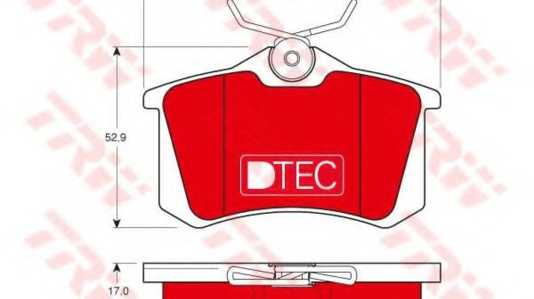 Set placute frana,frana disc SKODA OCTAVIA II Combi (1Z5) (2004 - 2013) TRW GDB1330DTE piesa NOUA