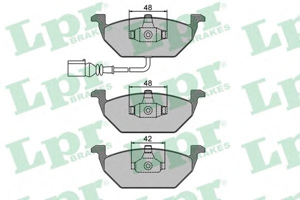 Set placute frana,frana disc SKODA ROOMSTER (5J) (2006 - 2015) LPR 05P692 piesa NOUA