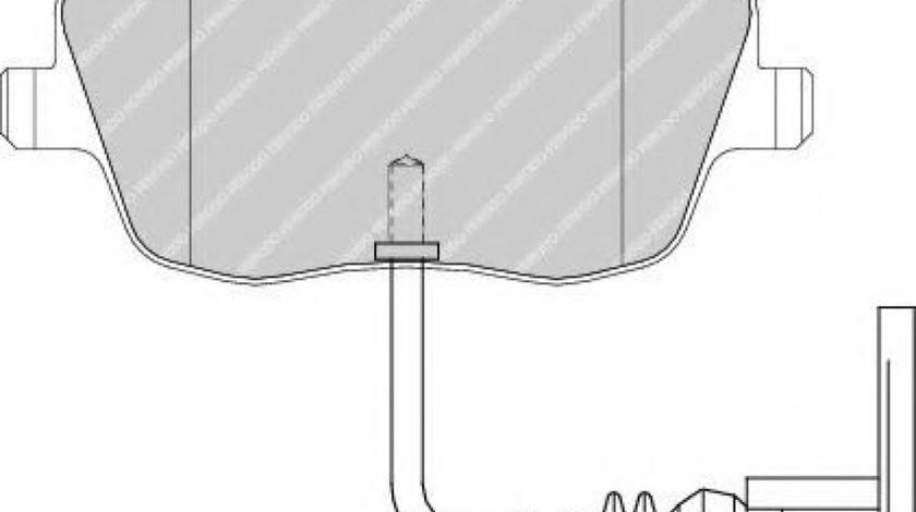 Set placute frana,frana disc SKODA ROOMSTER Praktik (5J) (2007 - 2015) FERODO FDB1662 piesa NOUA