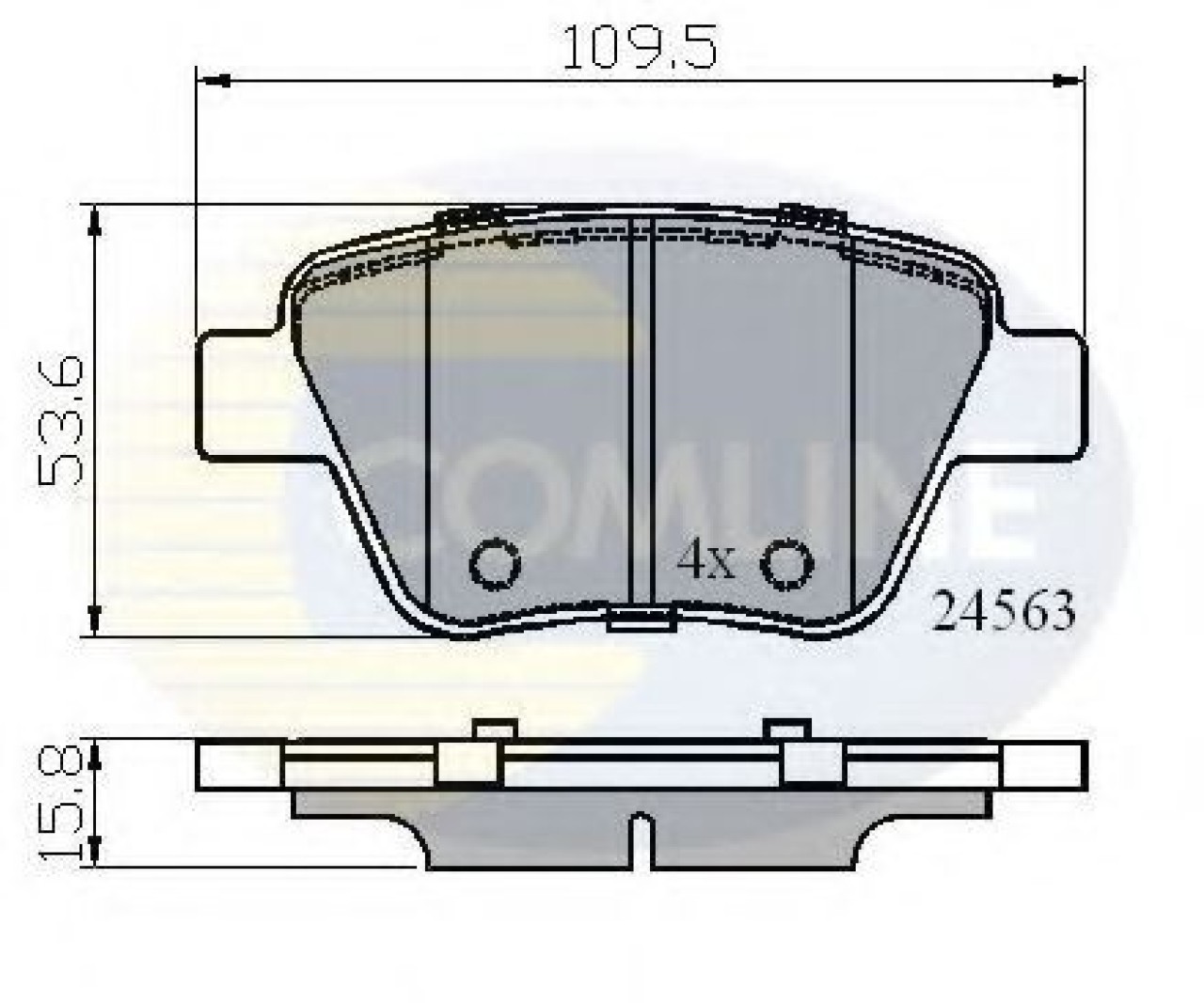 Set placute frana,frana disc SKODA YETI (5L) (2009 - 2016) COMLINE CBP02022 piesa NOUA