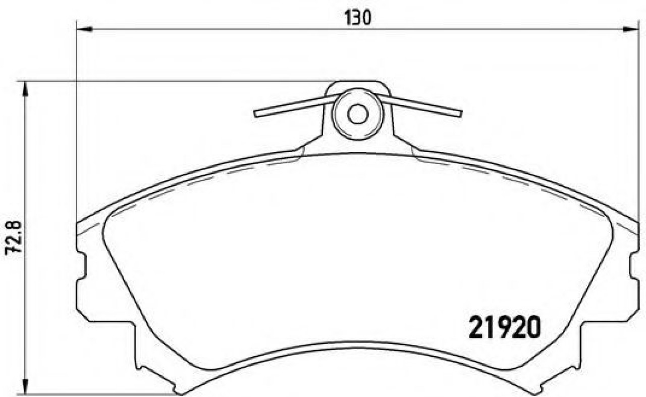 Set placute frana,frana disc SMART FORFOUR (454) (2004 - 2006) BREMBO P 50 055 piesa NOUA