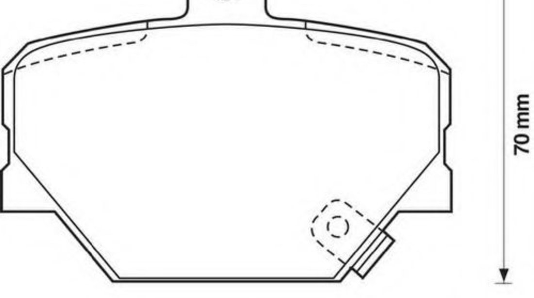 Set placute frana,frana disc SMART FORTWO Cupe (451) (2007 - 2016) JURID 571995JC piesa NOUA