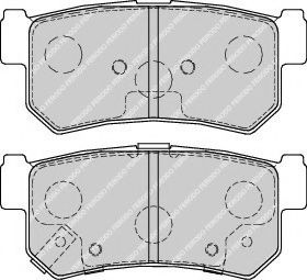 Set placute frana,frana disc SSANGYONG REXTON (GAB) (2002 - 2012) FERODO FDB1937 piesa NOUA