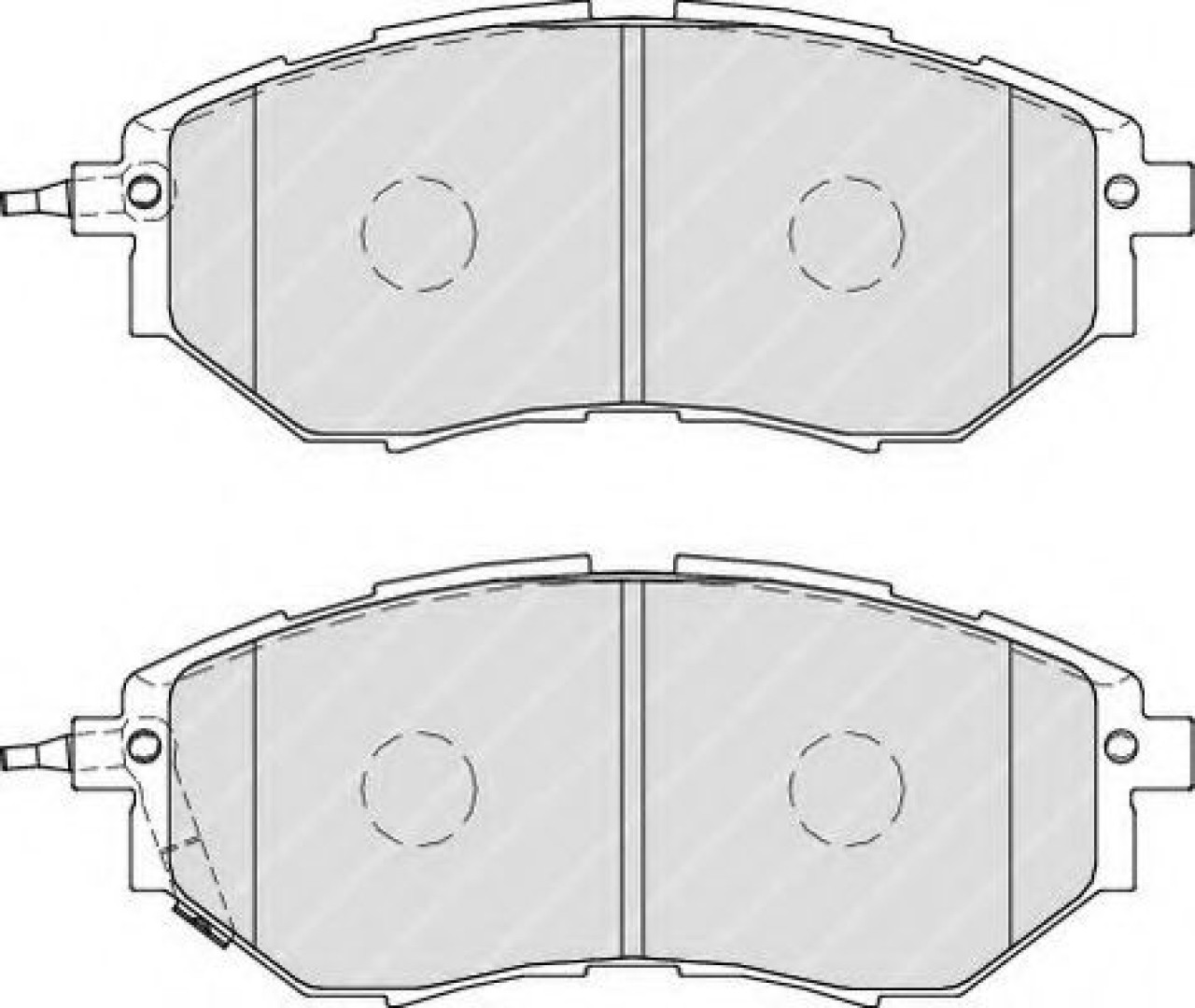 Set placute frana,frana disc SUBARU FORESTER (SH) (2008 - 2016) FERODO FDB1984 piesa NOUA