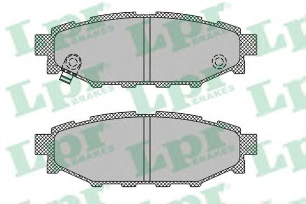 Set placute frana,frana disc SUBARU IMPREZA Hatchback (2000 - 2007) LPR 05P1408 piesa NOUA