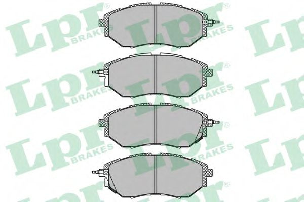 Set placute frana,frana disc SUBARU LEGACY IV (BL, BP) (2003 - 2016) LPR 05P1402 piesa NOUA