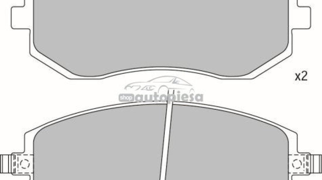 Set placute frana,frana disc SUBARU LEGACY IV Combi (BL, BP, B13) (2003 - 2016) KRIEGER 0950006348 piesa NOUA