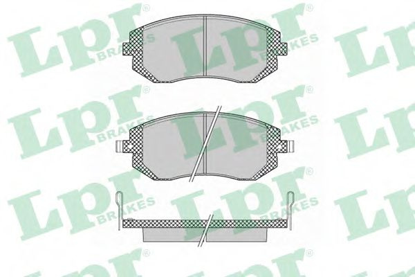 Set placute frana,frana disc SUBARU LEGACY IV Combi (BL, BP, B13) (2003 - 2016) LPR 05P1363 piesa NOUA