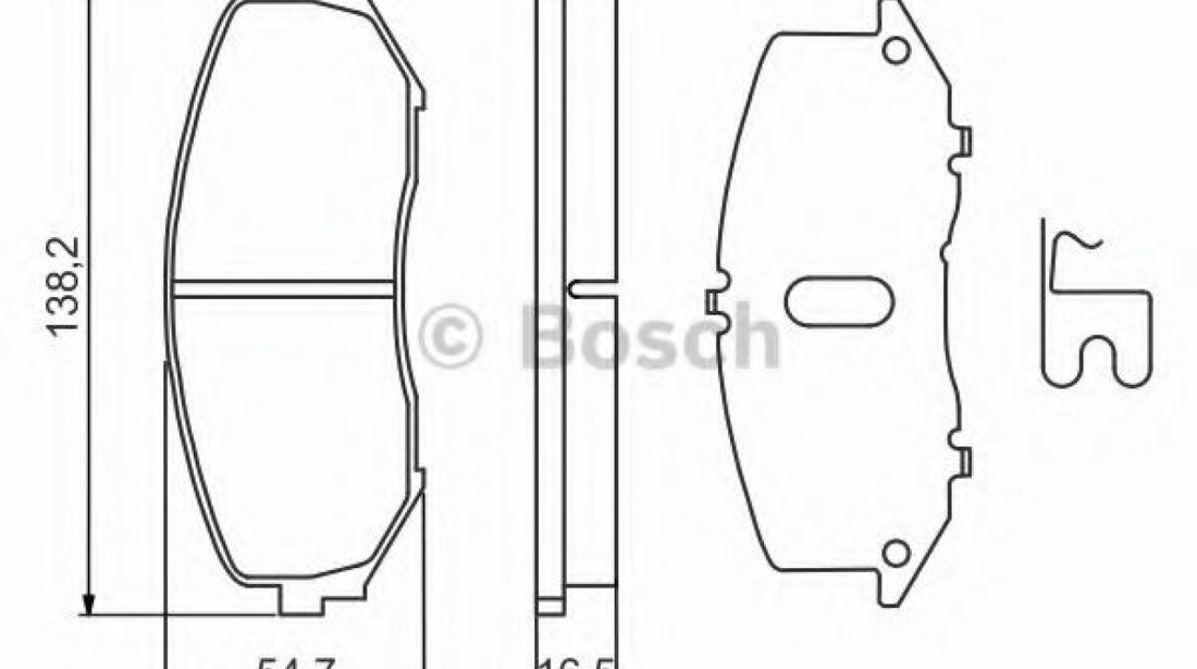 Set placute frana,frana disc SUZUKI GRAND VITARA I Cabriolet (GT) (1998 - 2005) BOSCH 0 986 494 241 piesa NOUA