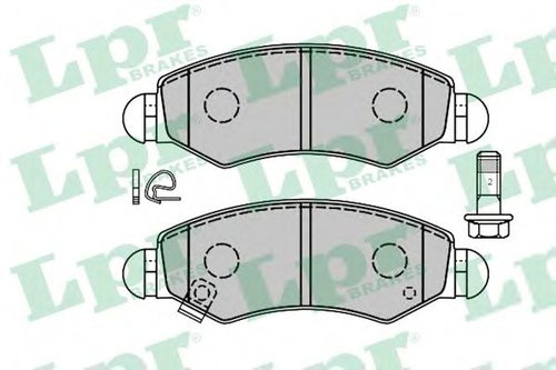 Set placute frana,frana disc SUZUKI IGNIS II (2003 - 2016) LPR 05P1280 piesa NOUA