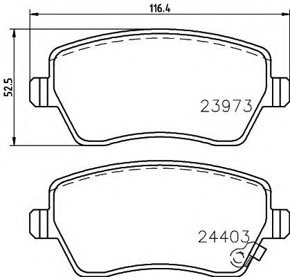 Set placute frana,frana disc SUZUKI SWIFT III (MZ, EZ) (2005 - 2016) TEXTAR 2397302 piesa NOUA