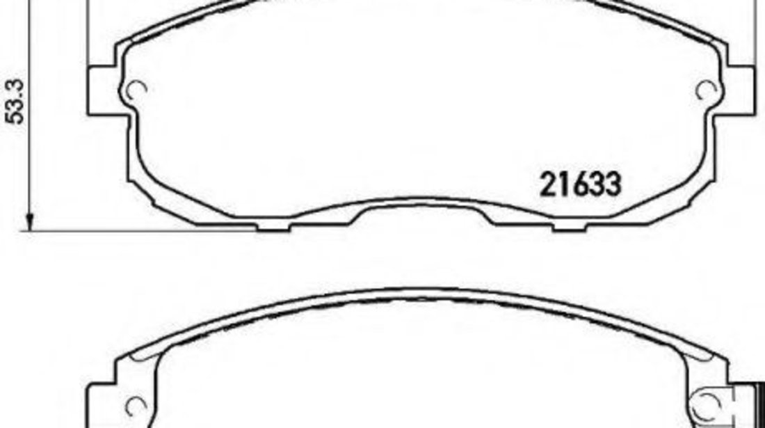 Set placute frana,frana disc SUZUKI SX4 (EY, GY) (2006 - 2016) BREMBO P 79 030 piesa NOUA