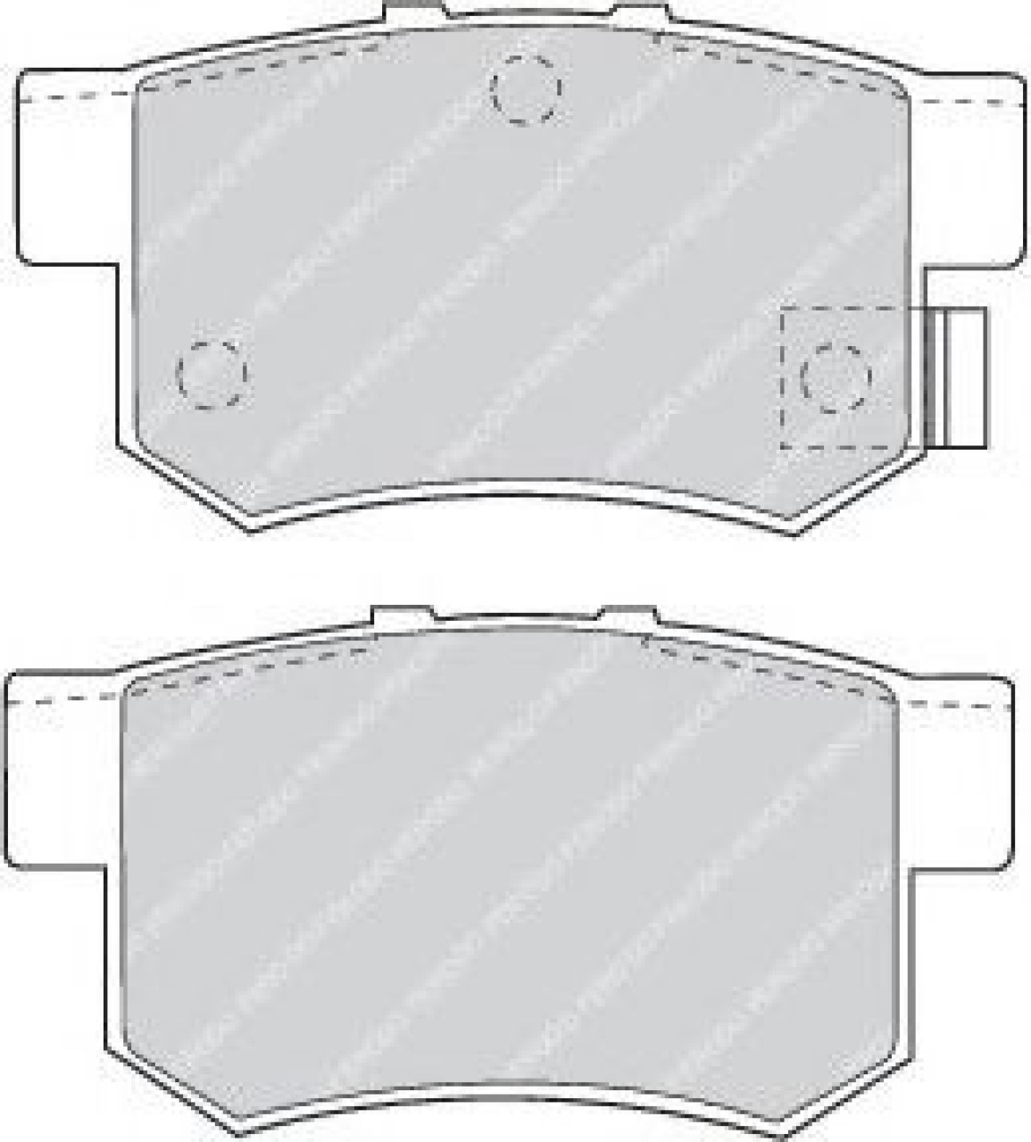 Set placute frana,frana disc SUZUKI SX4 (EY, GY) (2006 - 2016) FERODO FDB956 piesa NOUA