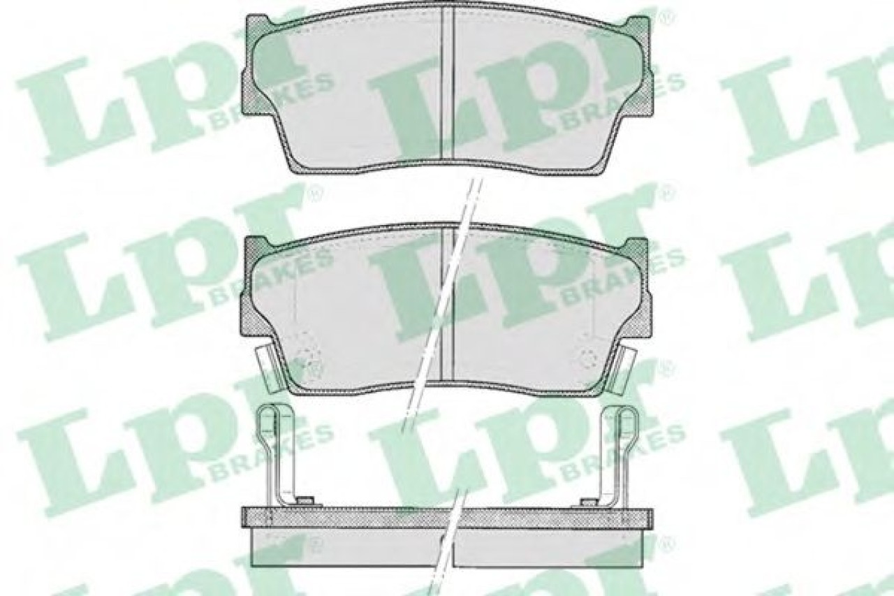 Set placute frana,frana disc SUZUKI VITARA (ET, TA) (1988 - 1998) LPR 05P342 piesa NOUA