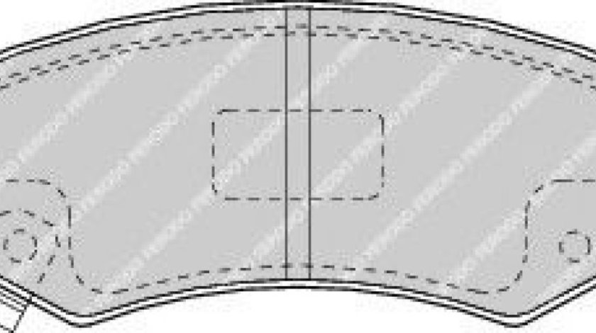 Set placute frana,frana disc SUZUKI WAGON R+ (MM) (2000 - 2016) FERODO FDB1423 piesa NOUA