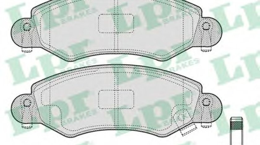 Set placute frana,frana disc SUZUKI WAGON R+ (MM) (2000 - 2016) LPR 05P777 piesa NOUA