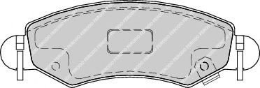 Set placute frana,frana disc SUZUKI WAGON R+ (MM) (2000 - 2016) FERODO FDB1811 piesa NOUA