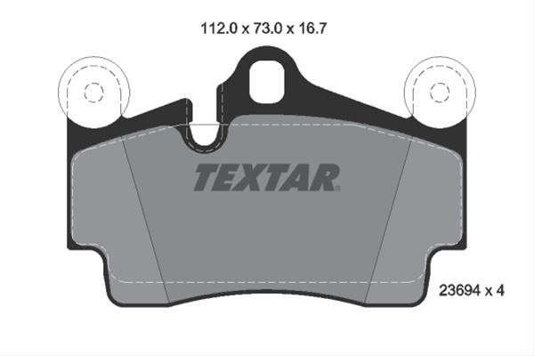 Set Placute Frana,frana Disc Textar Eicher 2369402