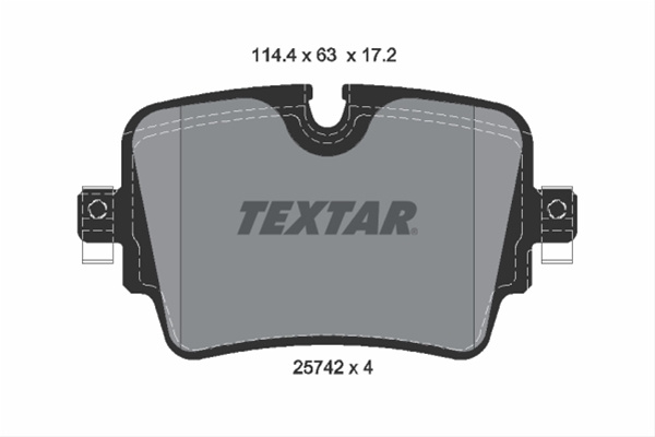 Set Placute Frana,frana Disc Textar Jaguar 2574201